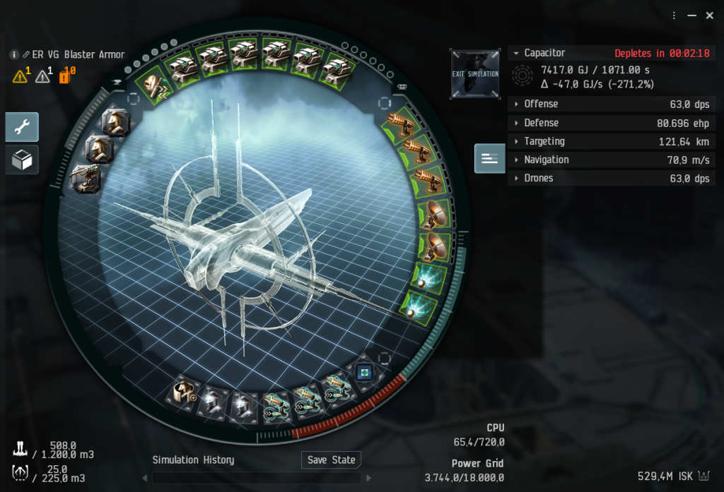 Eve Rookies Blaster Praxis Handout Ship