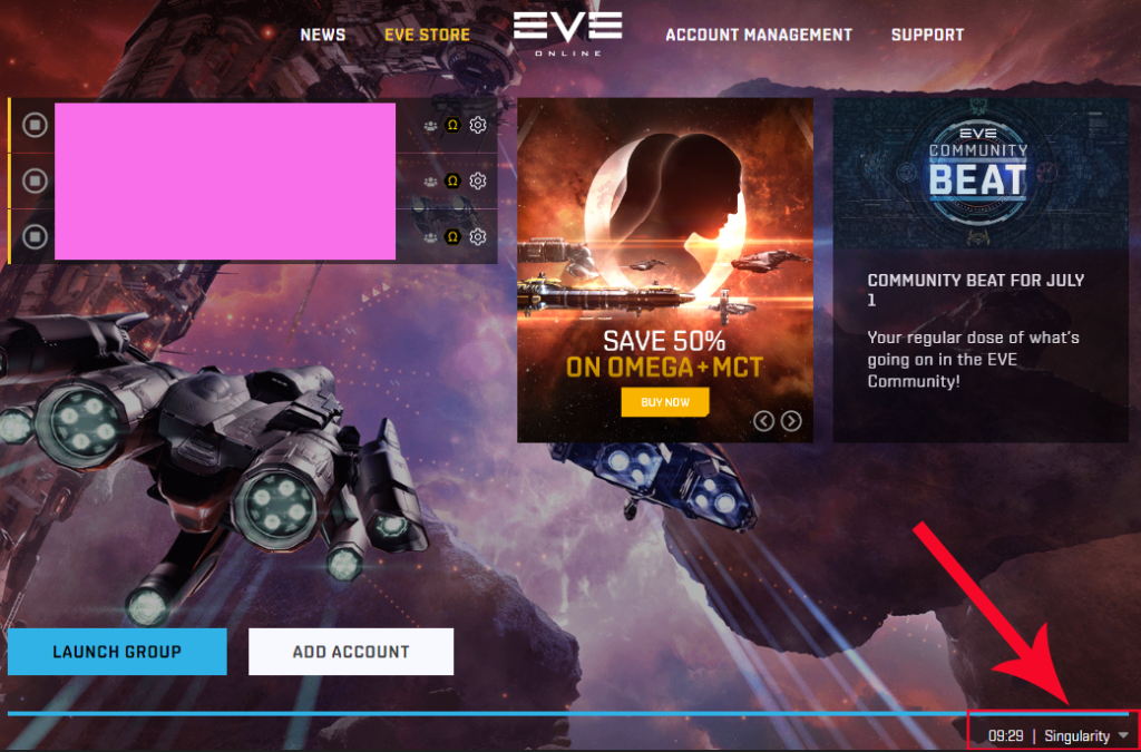 eve online server down