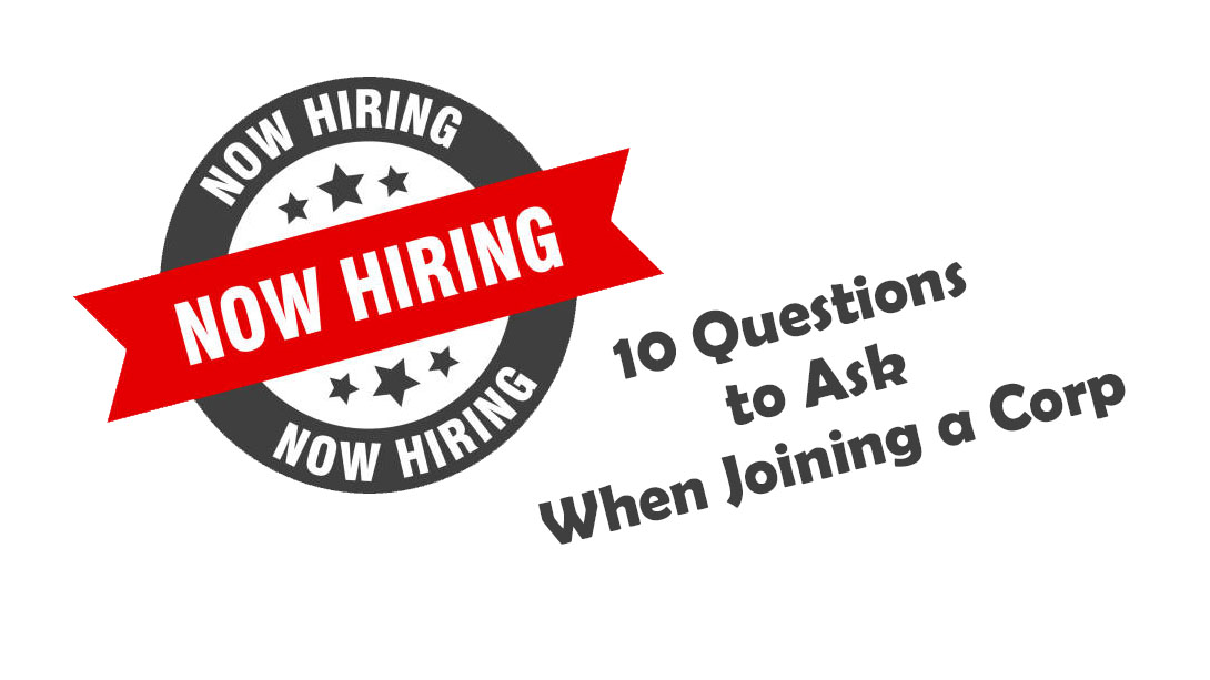 10 Questions to Ask Before Joining a Corporation