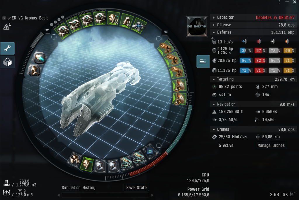 Eve Rookies Incursions VG Kronos fit